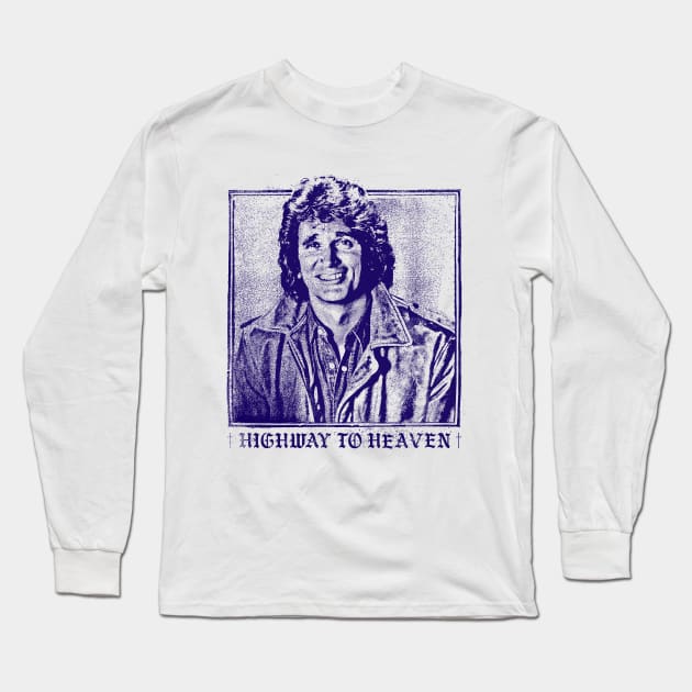 Highway to Heaven // 80s Retro TV Fan Design Long Sleeve T-Shirt by DankFutura